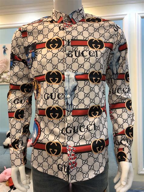 gucci dhirt|gucci shirt male.